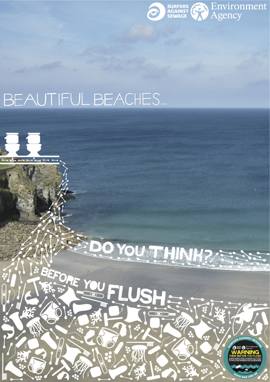 Rogue Mag Surf - SAS Celebrates Porthleven as the World’s First Think Before You Flush Town!