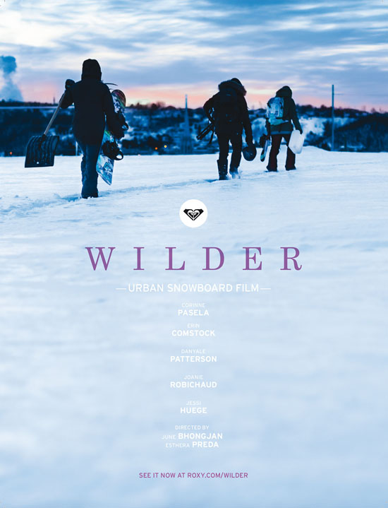 Rogue Mag Snow - Roxy release teaser for snow film WILDER