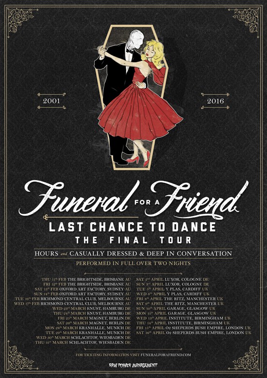 Rogue Mag Music - Funeral For A Friend announce 'Last Chance To Dance' Tour